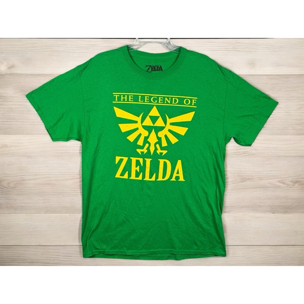 Nintendo Shirt Mens L The legend Of‎ Zelda Short Sleeve Graphic Tee Triforce